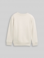 Tom Tailor Basic Sweatshirt mit Print - Greyish White Tom Tailor Basic Sweatshirt mit Print - Greyish White