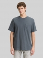 Tom Tailor Relaxed Fit T-Shirt mit Brusttasche - Urban Medium Grey Tom Tailor Relaxed Fit T-Shirt mit Brusttasche - Urban Medium Grey