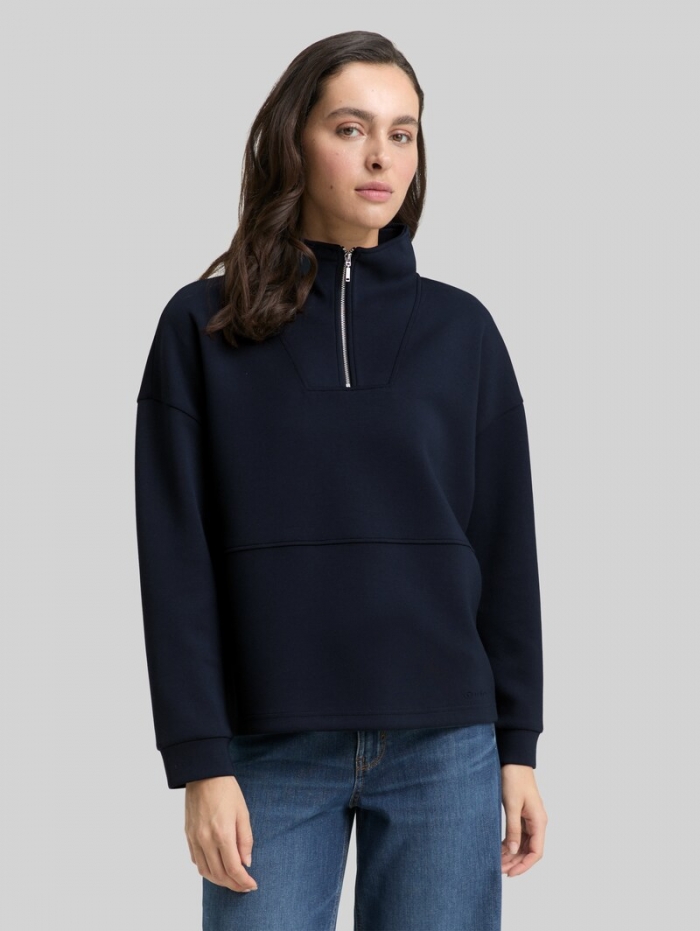 Tom Tailor Scuba Troyer Sweatshirt - Lunar Eclipse Tom Tailor Scuba Troyer Sweatshirt - Lunar Eclipse
