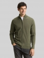 Tom Tailor Strickjacke mit Stehkragen - Tea Leaf Melange