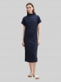 Tom Tailor Midi-Kleid mit Stehkragen - Sky Captain Blue Tom Tailor Midi-Kleid mit Stehkragen - Sky Captain Blue