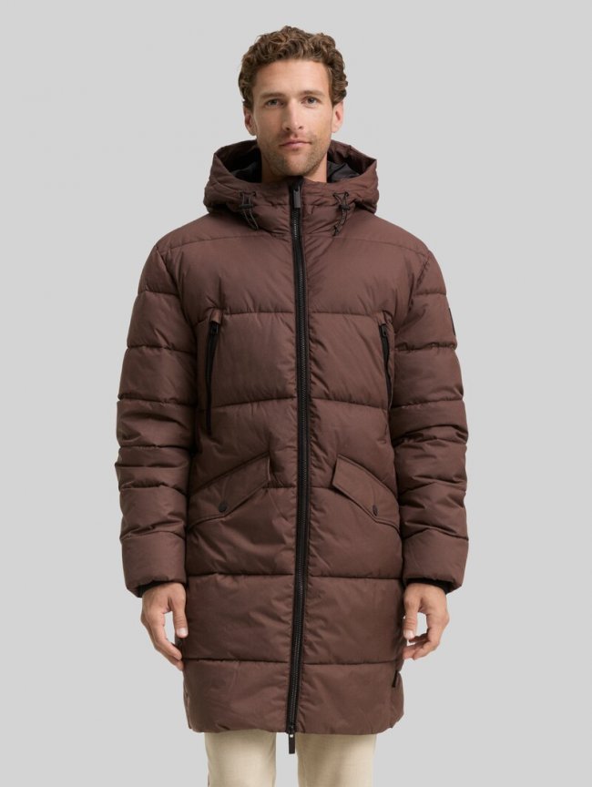 Tom Tailor Puffer Parka mit Kapuze - Bag Brown Tom Tailor Puffer Parka mit Kapuze - Bag Brown