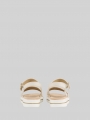 Tom Tailor Flache Sandalen mit Flechtmuster - Gold Tom Tailor Flache Sandalen mit Flechtmuster - Gold