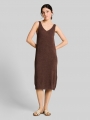 Tom Tailor Loose Fit Strickkleid mit V-Ausschnitt - Cool Dark Brown Tom Tailor Loose Fit Strickkleid mit V-Ausschnitt - Cool Dark Brown