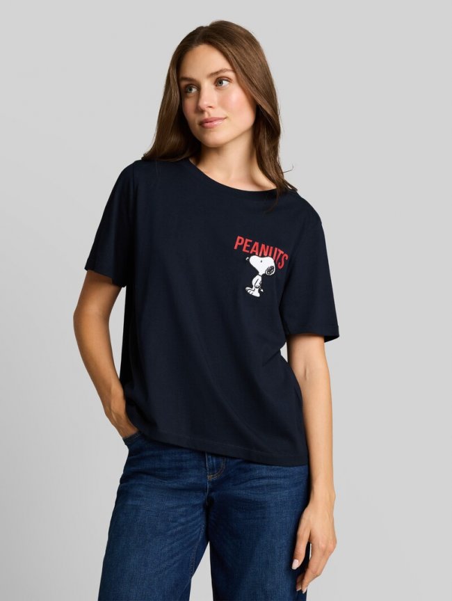 Tom Tailor T-Shirt mit Snoopy-Print - Sky Captain Blue Tom Tailor T-Shirt mit Snoopy-Print - Sky Captain Blue