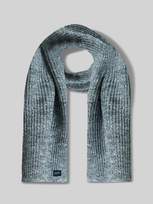 Tom Tailor Schal aus Baumwolle - Navy Green Multicolor Tom Tailor Schal aus Baumwolle - Navy Green Multicolor
