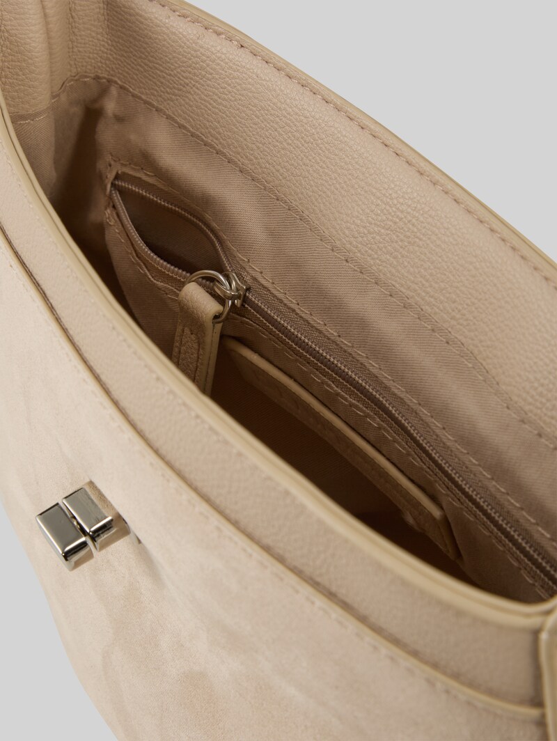 Tom Tailor TTTAYA Umhängetasche mit Drehverschluss - Beige / Beige