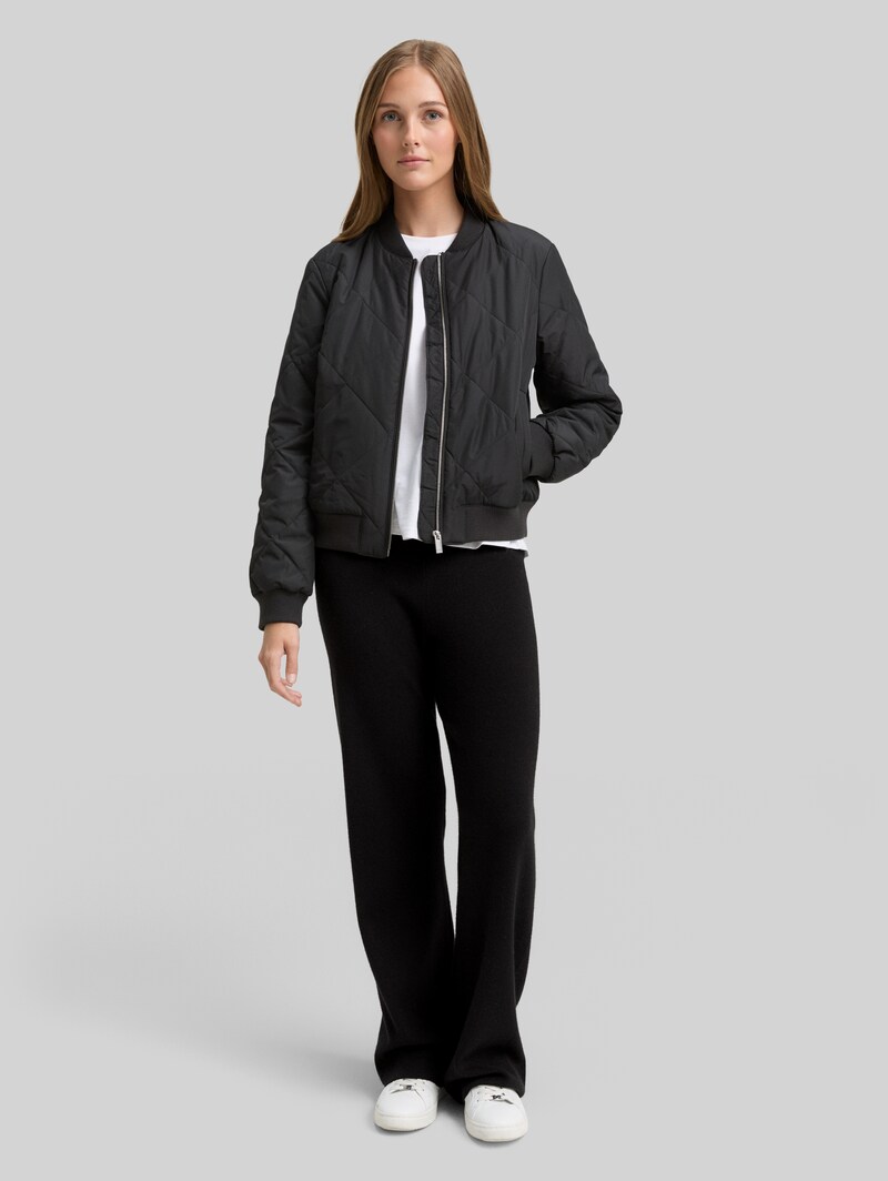 Tom Tailor Straight Strickhose - Deep Black