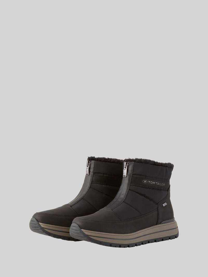 Tom Tailor Wasserfeste Stiefeletten mit Fütterung - Black