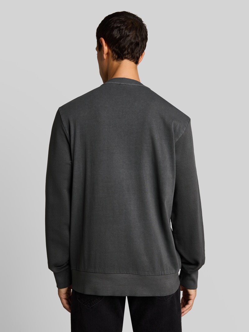 Tom Tailor Sweatshirt im Used-Look - Tarmac Grey