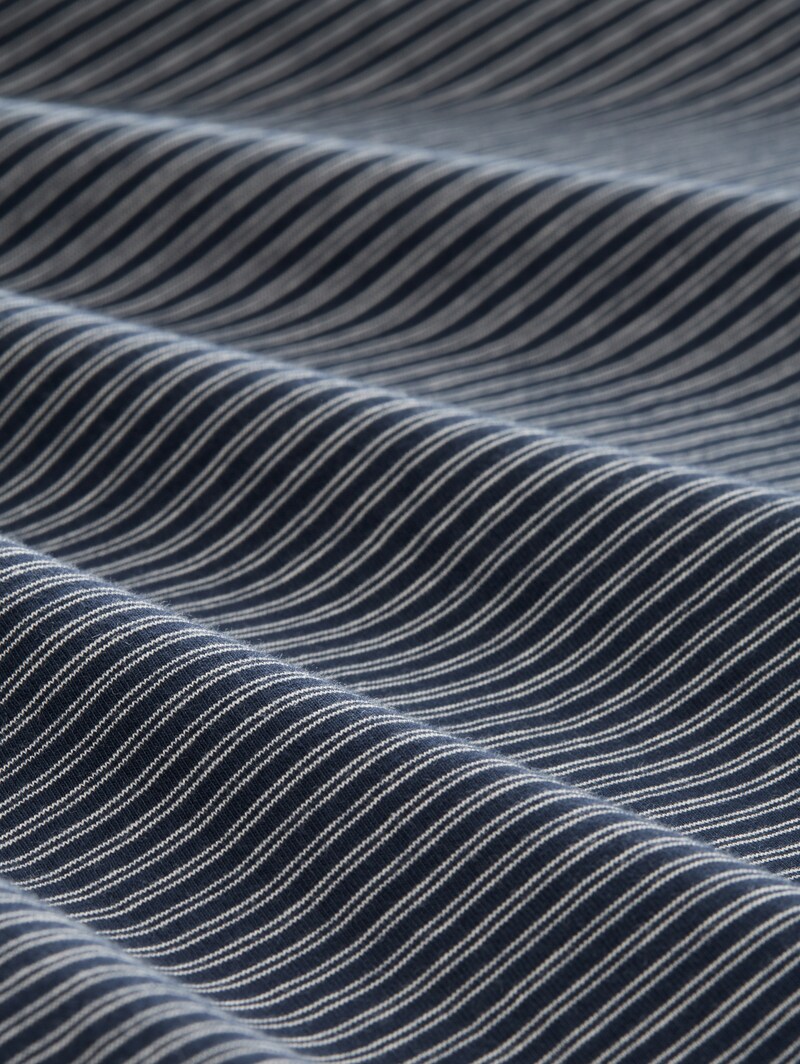 Tom Tailor Pyjama-Set aus Baumwolle - Blue-dark-horizontal Stripe