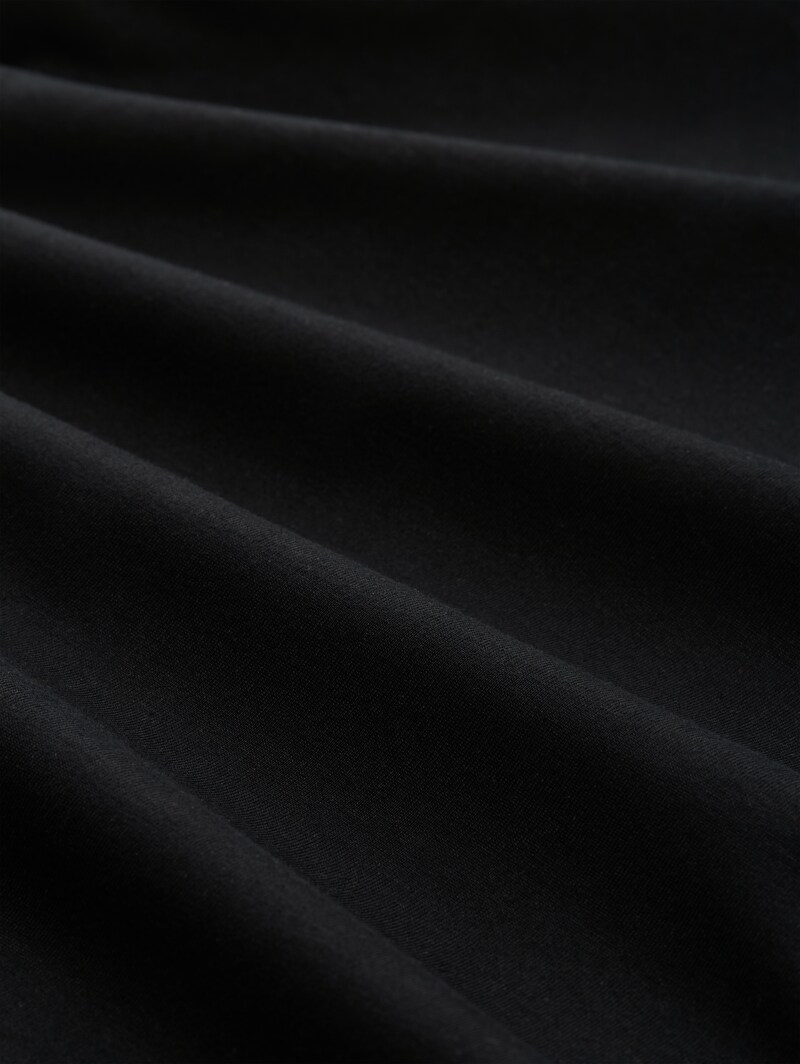 Tom Tailor T-Shirt mit V-Ausschnitt - Deep Black