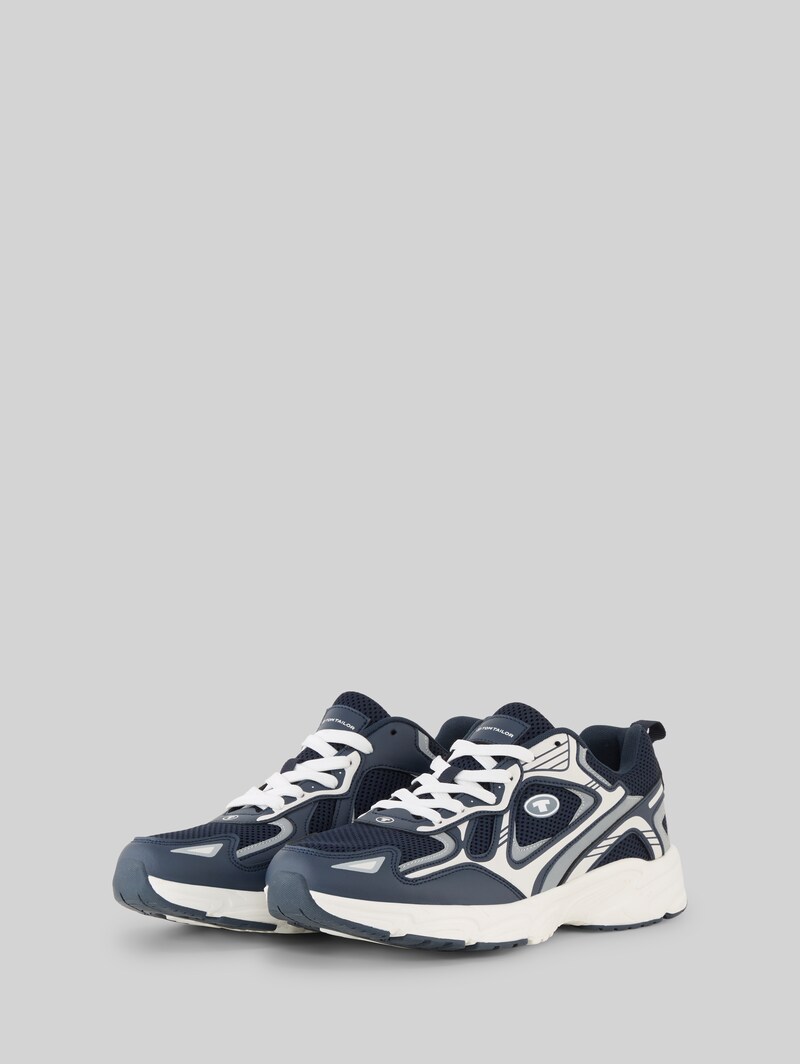 Tom Tailor Sneaker mit Colour-Blocking - Navy-silver