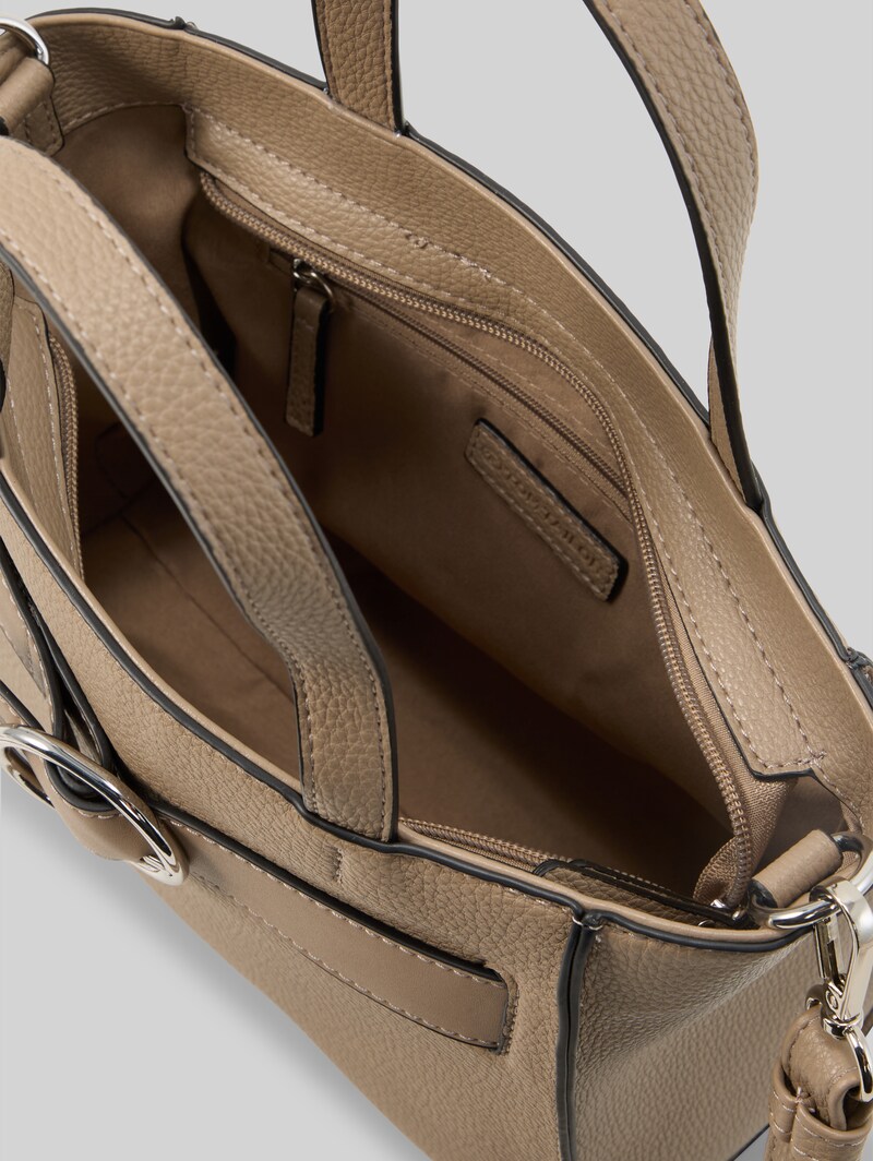 Tom Tailor TTELIORA M Shopper mit Gürteldetail - Taupe / Taupe