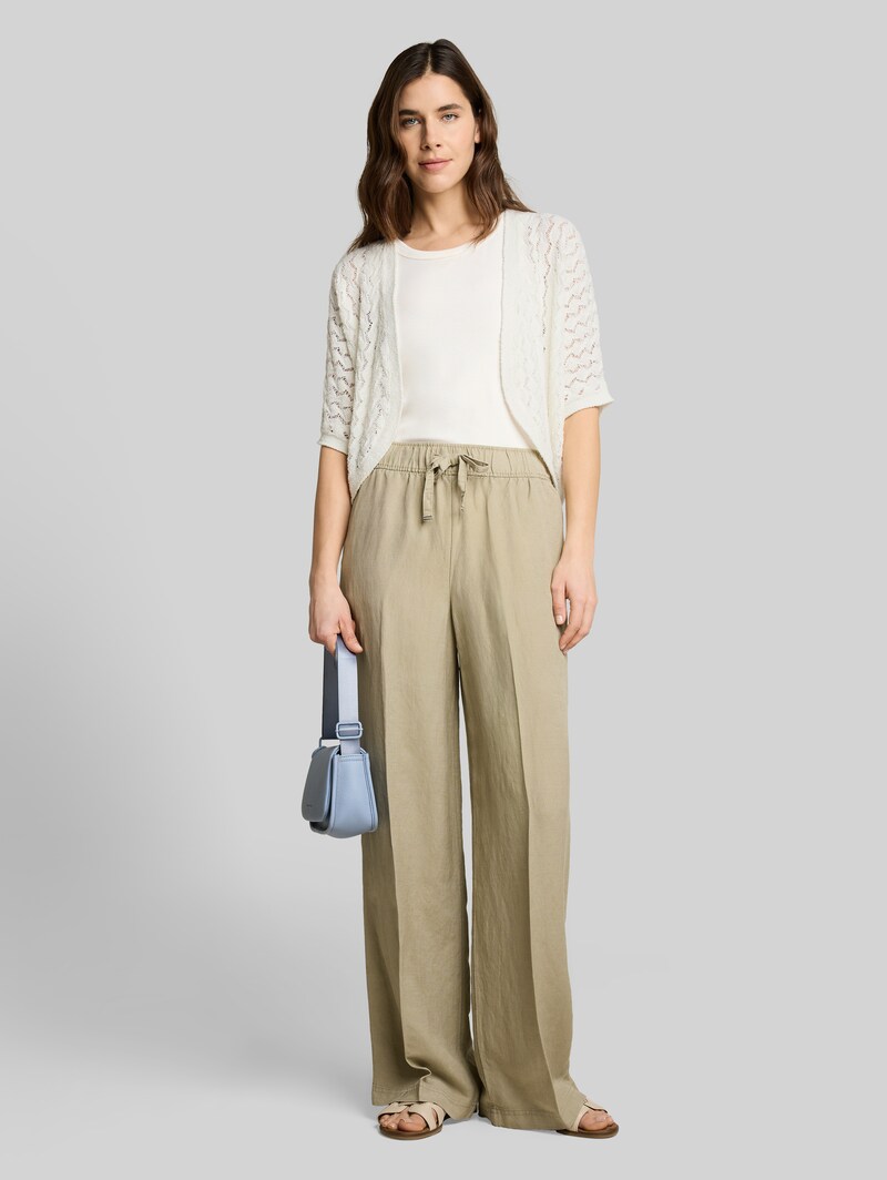 Tom Tailor Oversize Bolero Cardigan - Whisper White