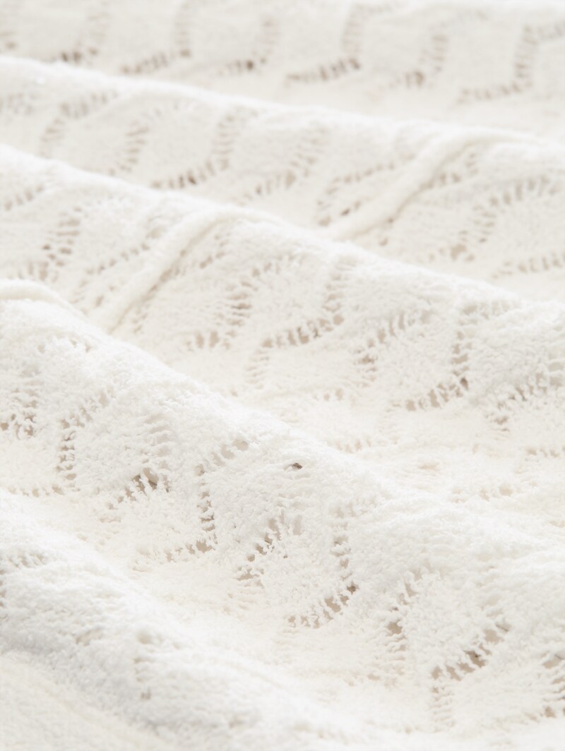 Tom Tailor Oversize Bolero Cardigan - Whisper White