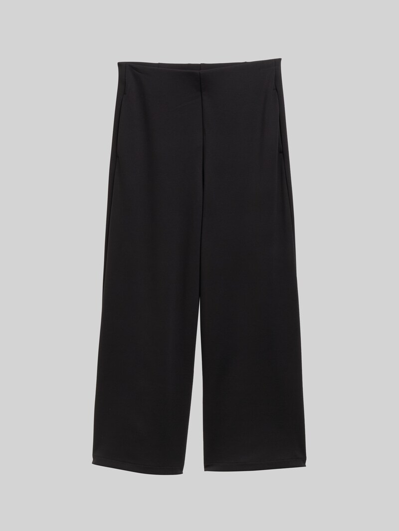Tom Tailor High Waist Culotte Hose - Deep Black