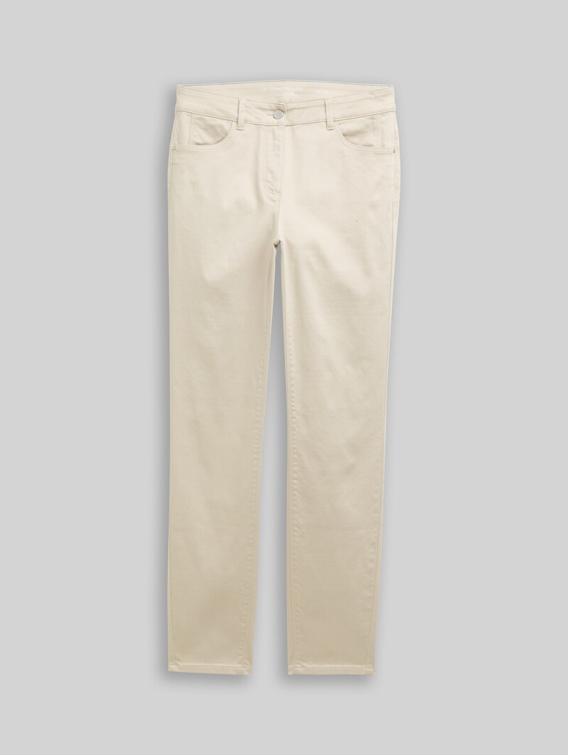 Tom Tailor TTEDDA SLIM Hose - Sand Stone Beige