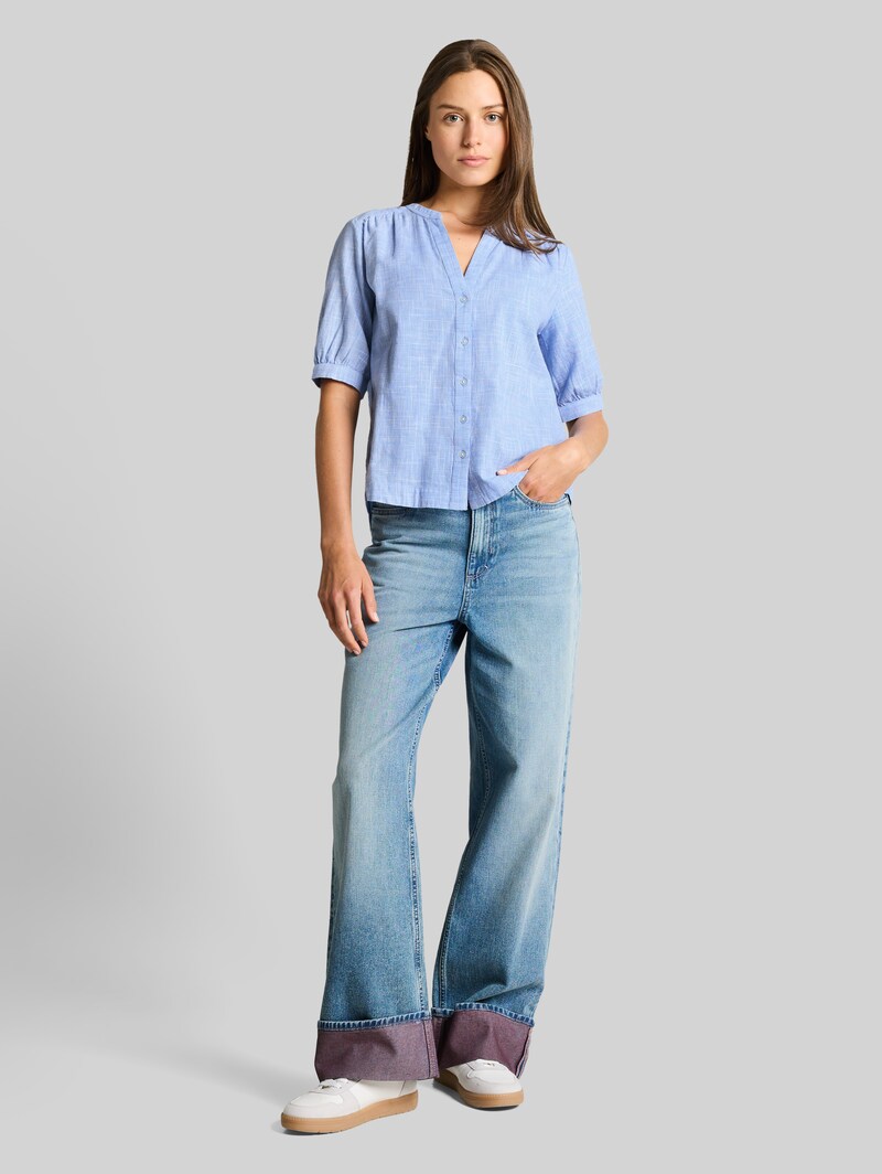 Tom Tailor Bluse aus Baumwolle - Dreamy Blue