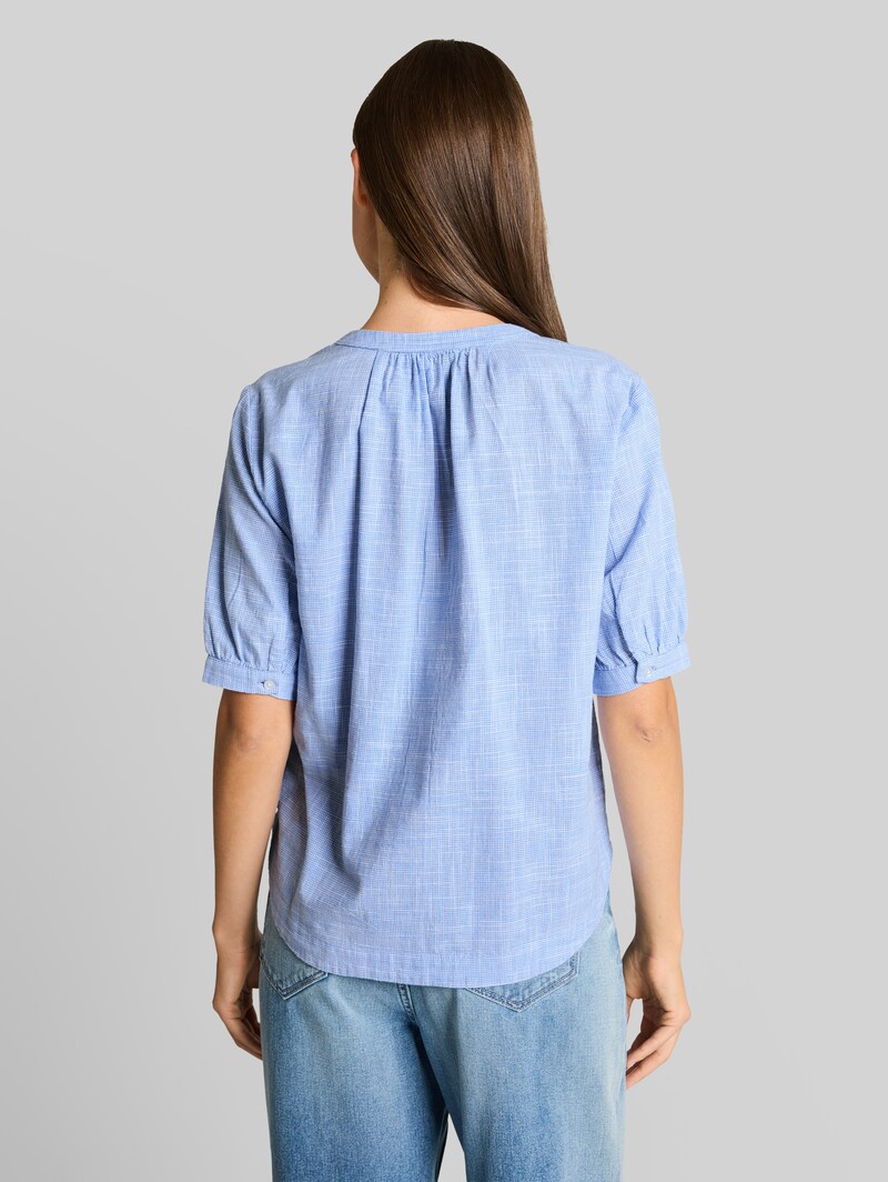 Tom Tailor Bluse aus Baumwolle - Dreamy Blue