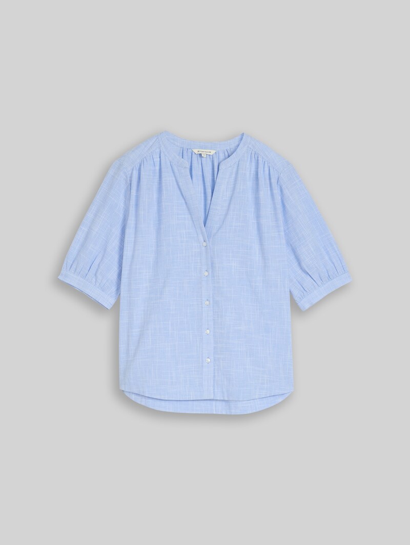 Tom Tailor Bluse aus Baumwolle - Dreamy Blue