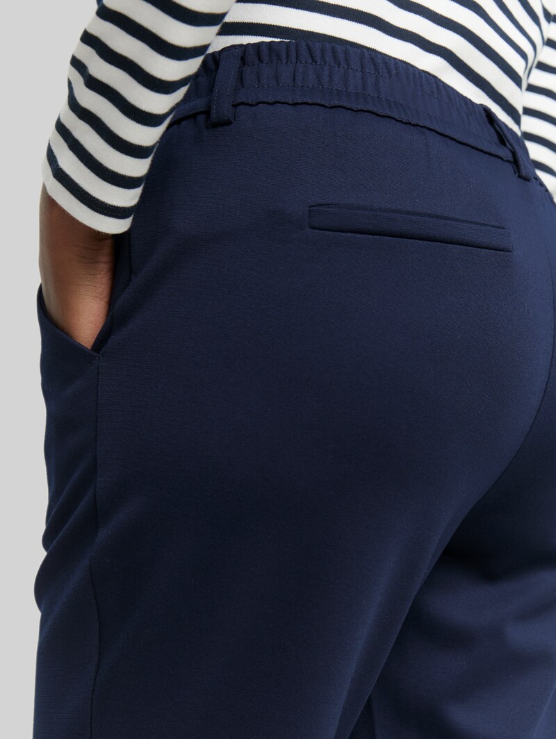 Tom Tailor Relaxed Fit Hose mit elastischem Bund - Sky Captain Blue