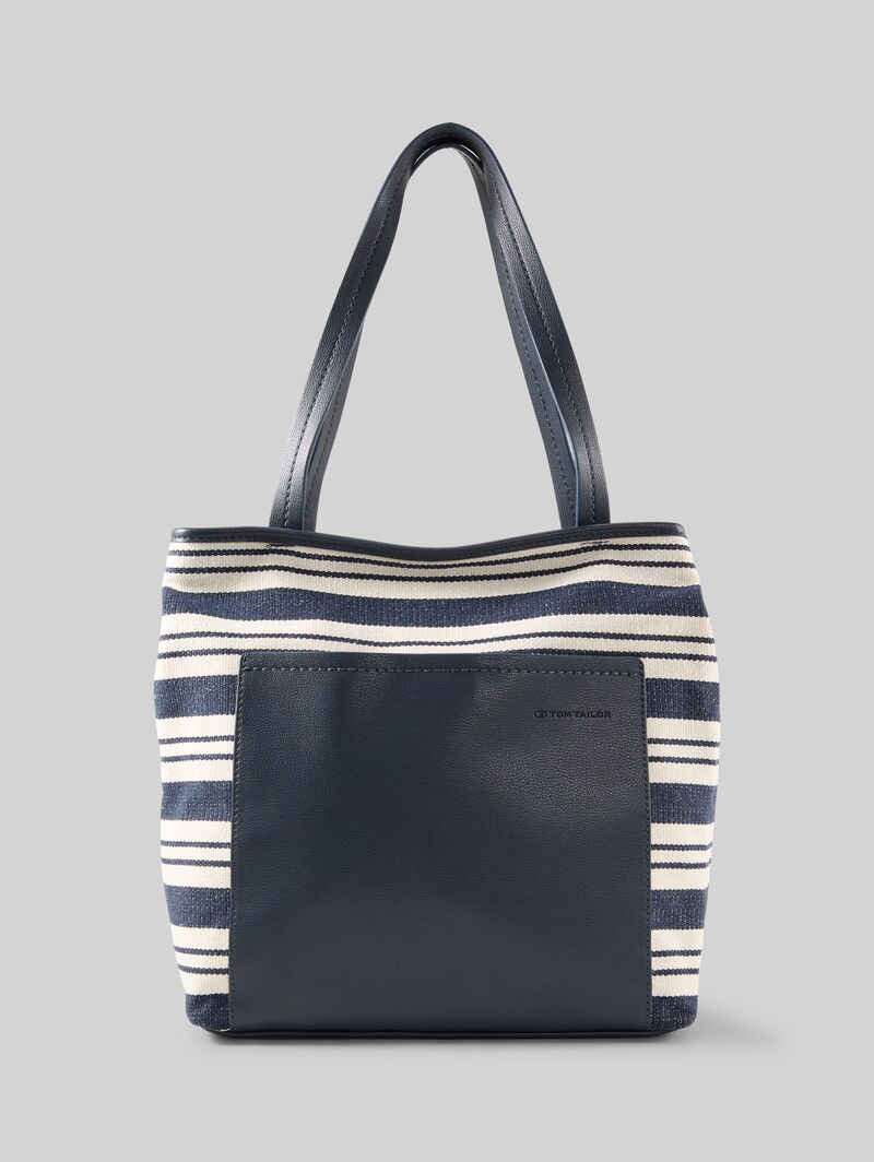 Tom Tailor TTELODIE M Shopper mit Streifenmuster - Mixed Blue Tom Tailor TTELODIE M Shopper mit Streifenmuster - Mixed Blue