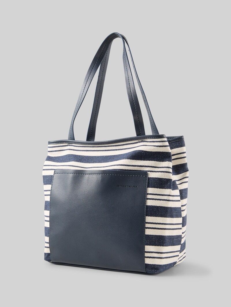 Tom Tailor TTELODIE M Shopper mit Streifenmuster - Mixed Blue