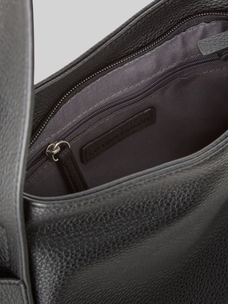 Tom Tailor TTROWAN Schultertasche aus Lederimitat - Schwarz / Black