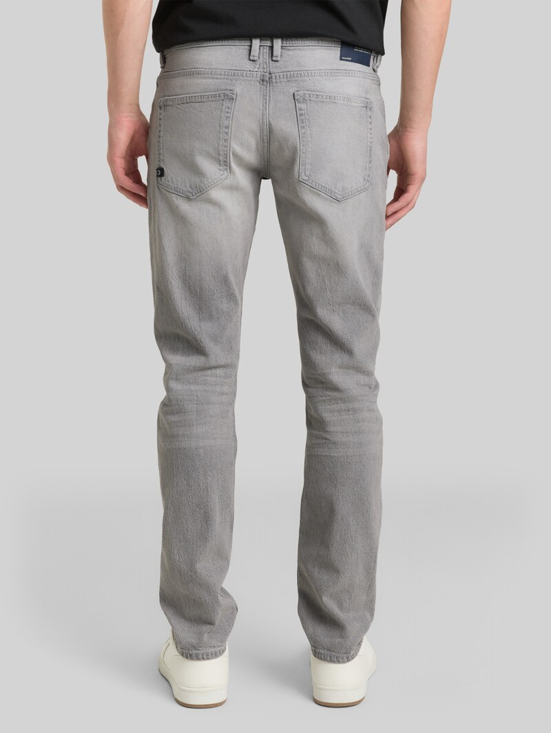 Tom Tailor TTPIERS SLIM Jeans - Used Light Stone Grey Denim Tom Tailor TTPIERS SLIM Jeans - Used Light Stone Grey Denim