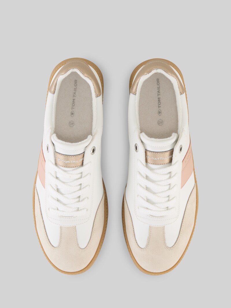 Tom Tailor Sneaker mit Colour-Blocking - White-nude
