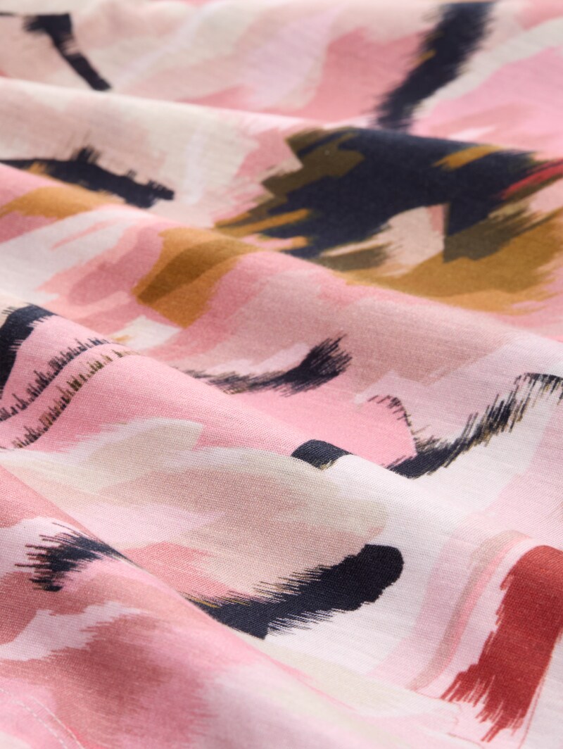 Tom Tailor T-Shirt aus Baumwolle - Big Abstract Flower Print