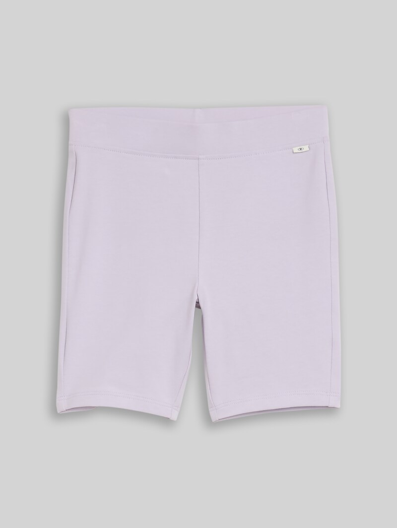 Tom Tailor Basic Radler Shorts aus Jersey - Cool Lilac