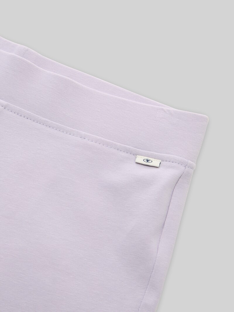 Tom Tailor Basic Radler Shorts aus Jersey - Cool Lilac