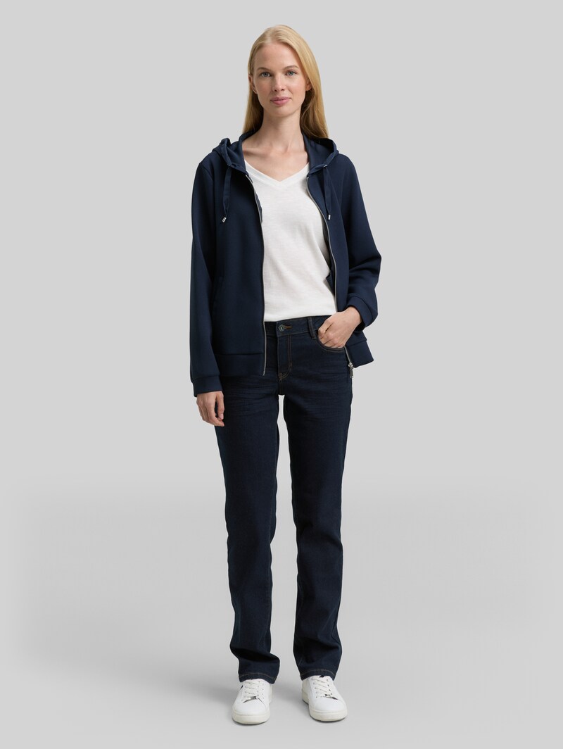 Tom Tailor TTLIVA STRAIGHT Jeans mit Stretch - Clean Rinsed Blue Denim