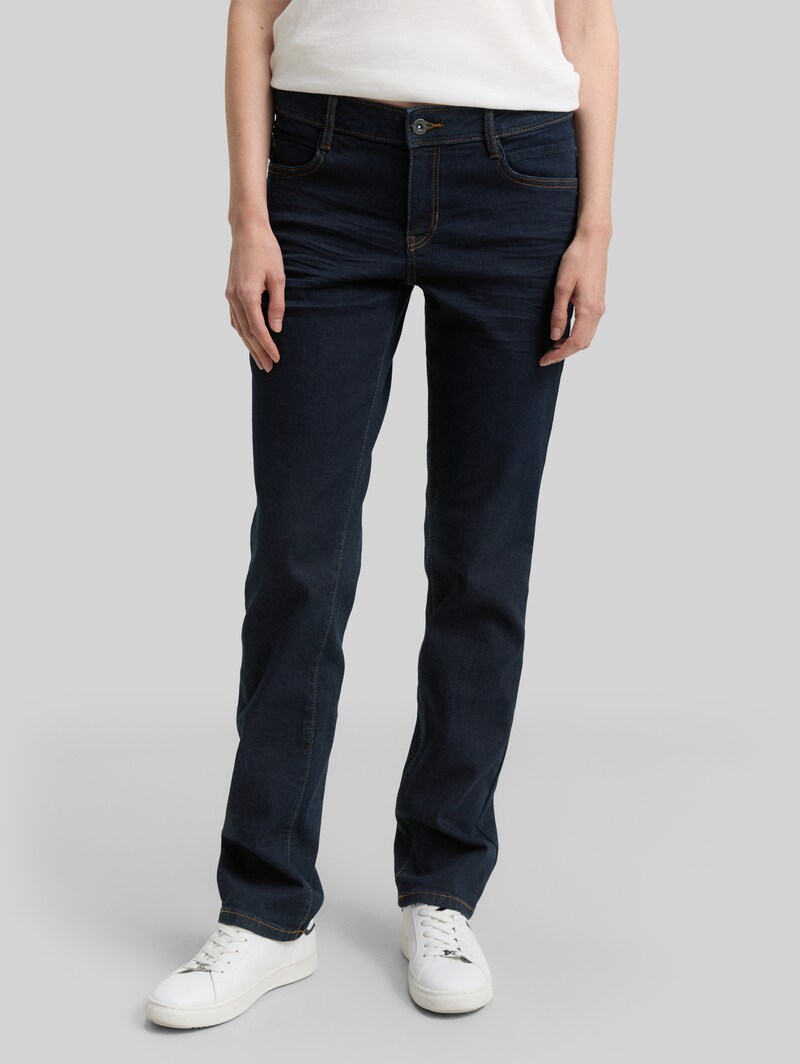Tom Tailor TTLIVA STRAIGHT Jeans mit Stretch - Clean Rinsed Blue Denim