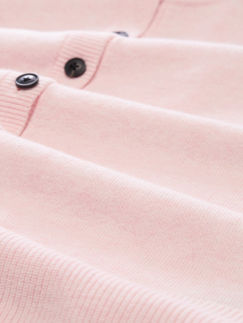Tom Tailor Cardigan mit Kaschmir-Anteil - Light Pastel Pink Melange