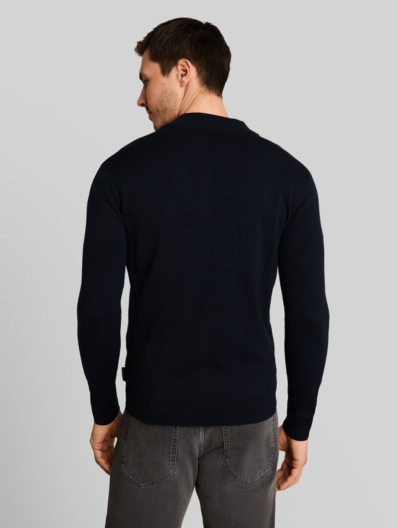 Tom Tailor Strickjacke mit Seidenanteil - Sky Captain Blue