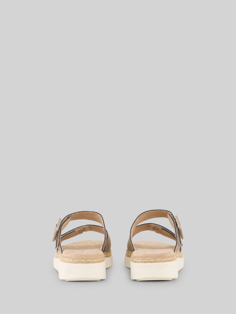 Tom Tailor Sandalen im Metallic-Look - Gold Tom Tailor Sandalen im Metallic-Look - Gold