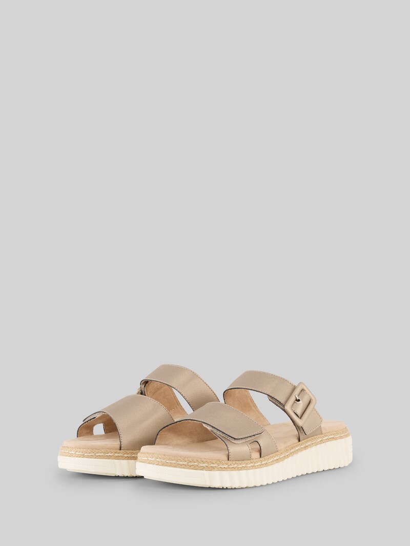 Tom Tailor Sandalen im Metallic-Look - Gold