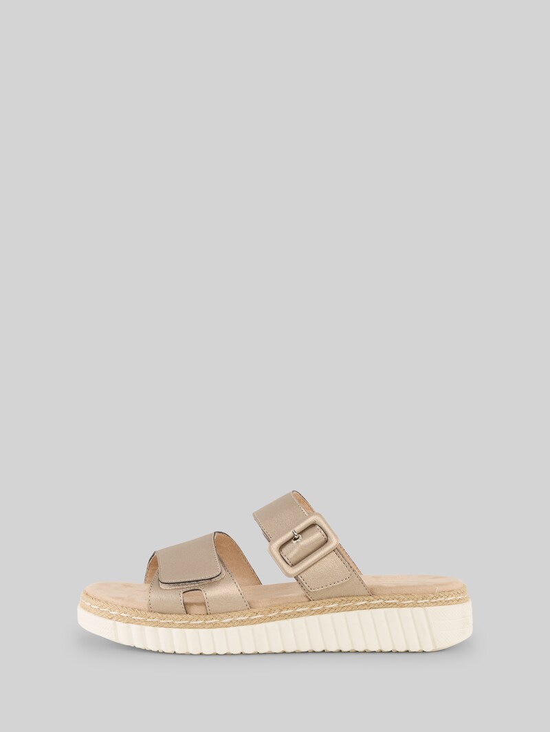 Tom Tailor Sandalen im Metallic-Look - Gold