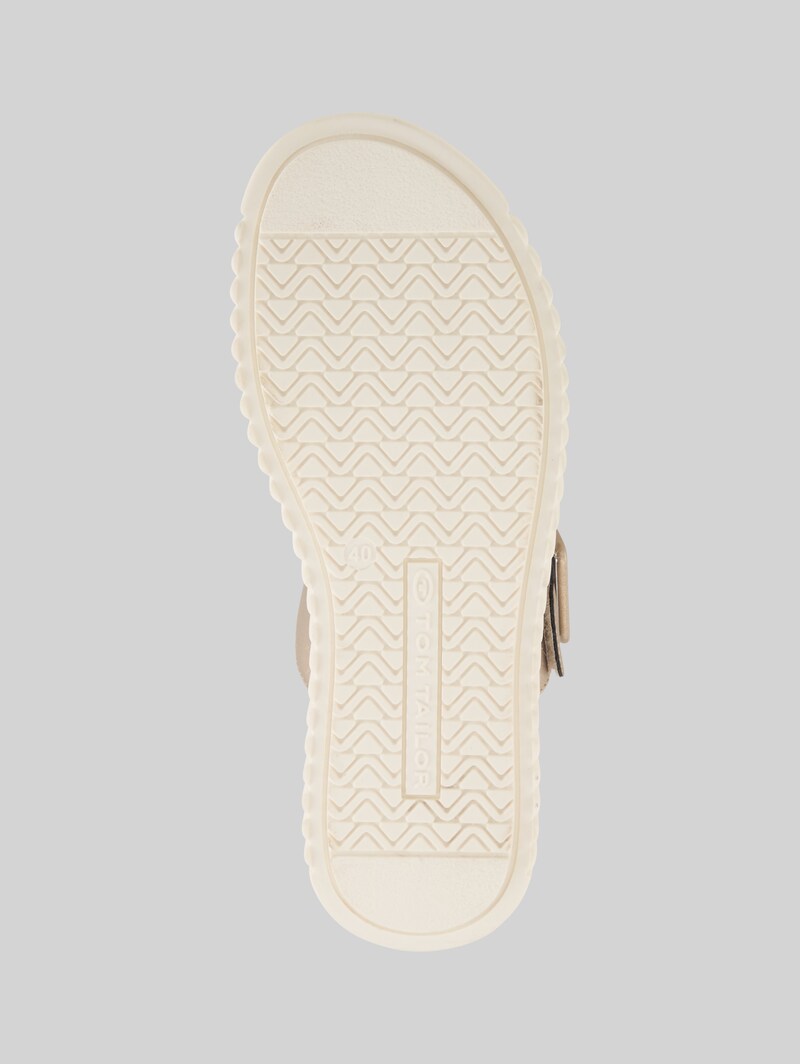 Tom Tailor Sandalen im Metallic-Look - Gold
