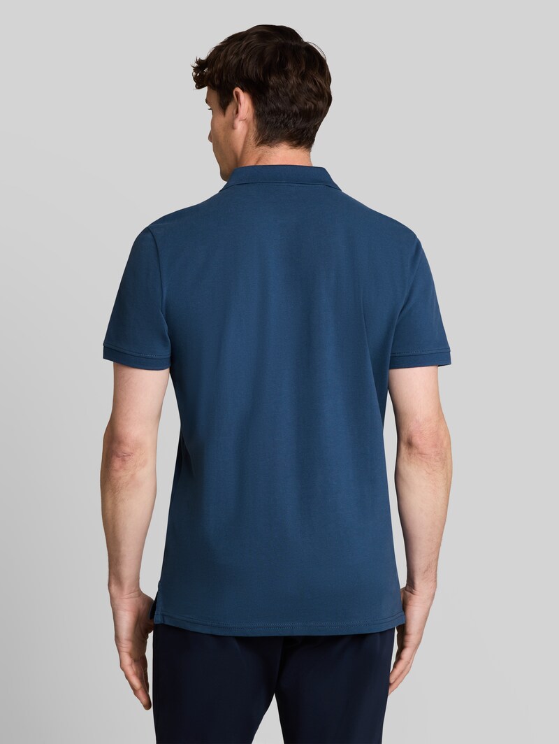 Tom Tailor Piqué Poloshirt aus Baumwolle - Dark Duck Blue