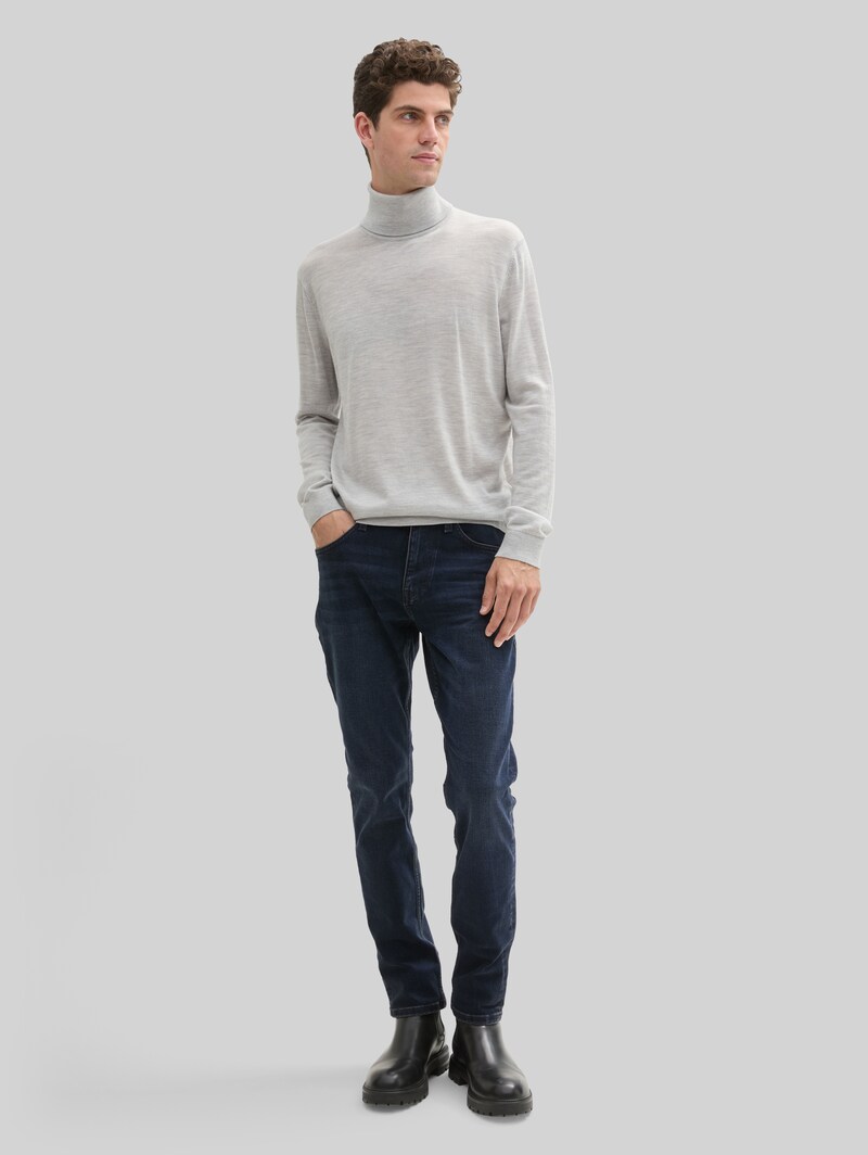 Tom Tailor TTJOSH REGULAR SLIM Jeans - Dark Stone Blue Black Denim