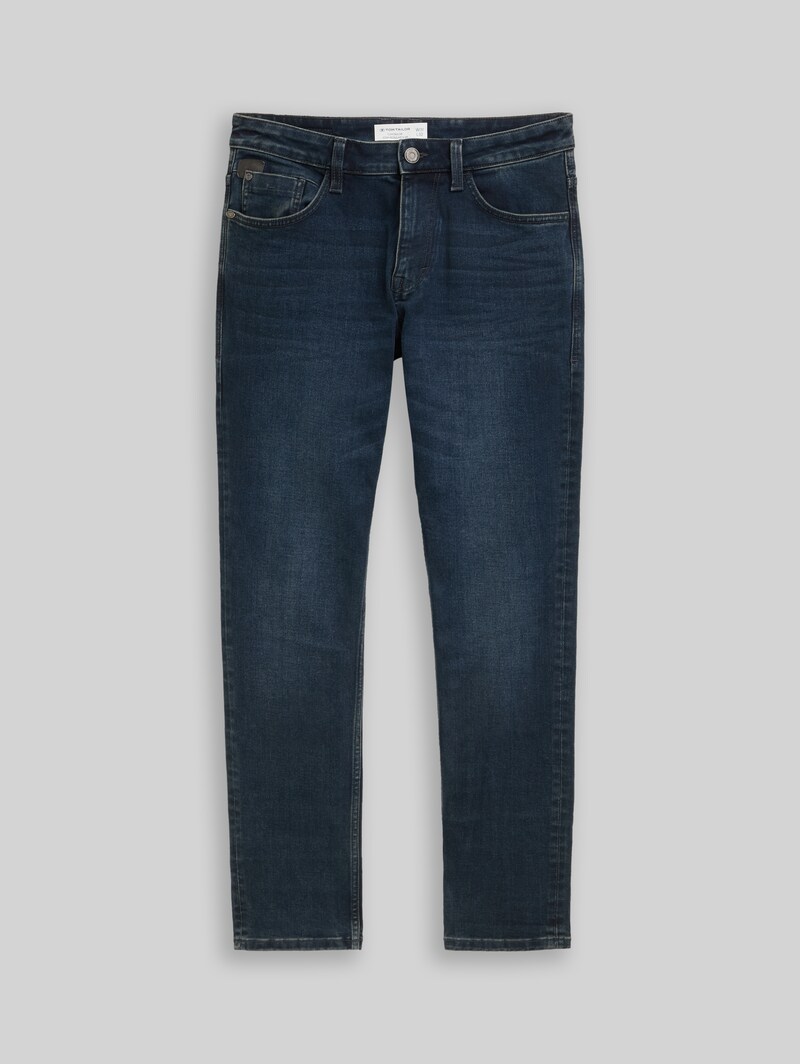 Tom Tailor TTJOSH REGULAR SLIM Jeans - Dark Stone Blue Black Denim