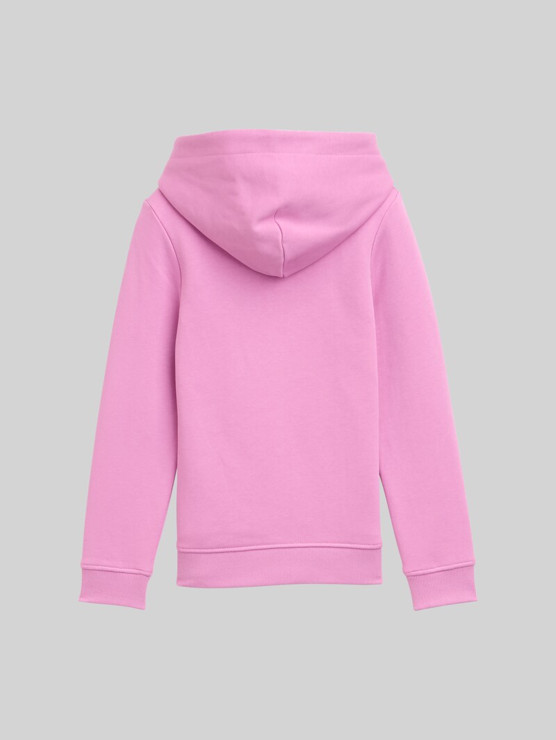 Tom Tailor Hoodie Sweatshirt mit Logo-Print - Flashy Mauve Tom Tailor Hoodie Sweatshirt mit Logo-Print - Flashy Mauve
