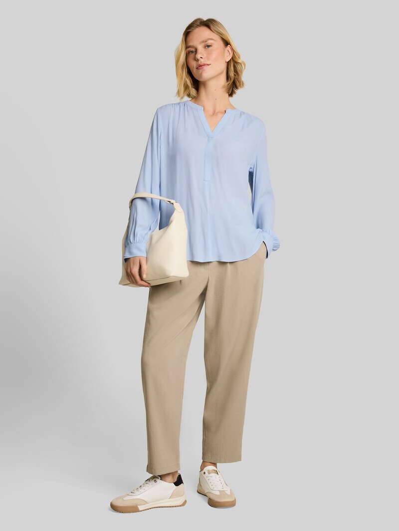 Tom Tailor Bluse aus Viskose - Kentucky Blue