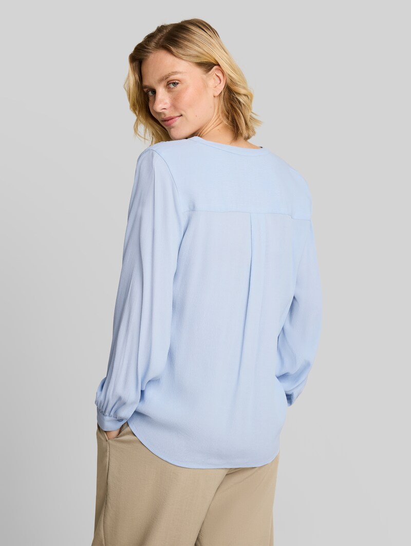 Tom Tailor Bluse aus Viskose - Kentucky Blue