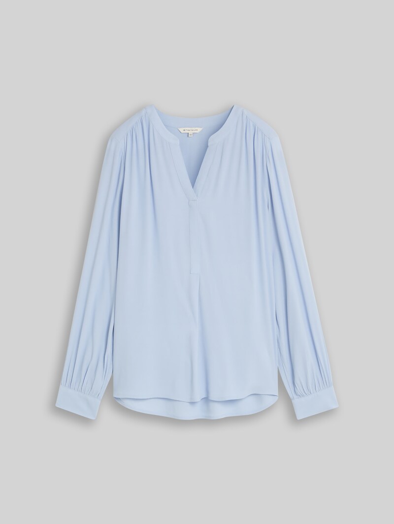Tom Tailor Bluse aus Viskose - Kentucky Blue