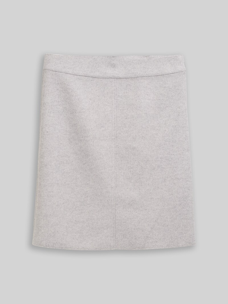 Tom Tailor Cosy Rock in Melange-Optik - Medium Silver Grey Melange